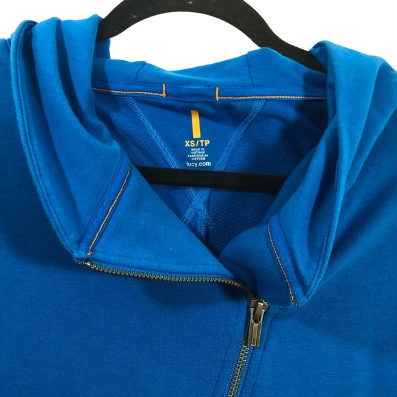 Lucy blue jacket size xs hoodie full zip - Picture 2 of 4
